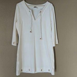 Boston Proper Terry Cloth Cover Up Medium NWOT